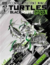 Read Teenage Mutant Ninja Turtles: Black, White, & Green comic online